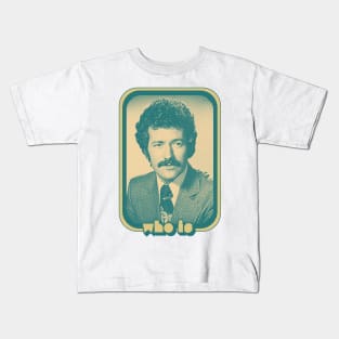 Who Is ... Alex Trebek / Retro Vintage Aesthetic Fan Design Kids T-Shirt